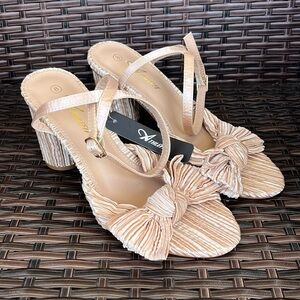 Amalfi Tan Strappy Heels